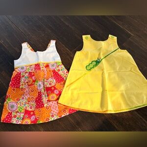 Colorful Toddler Dresses set of two